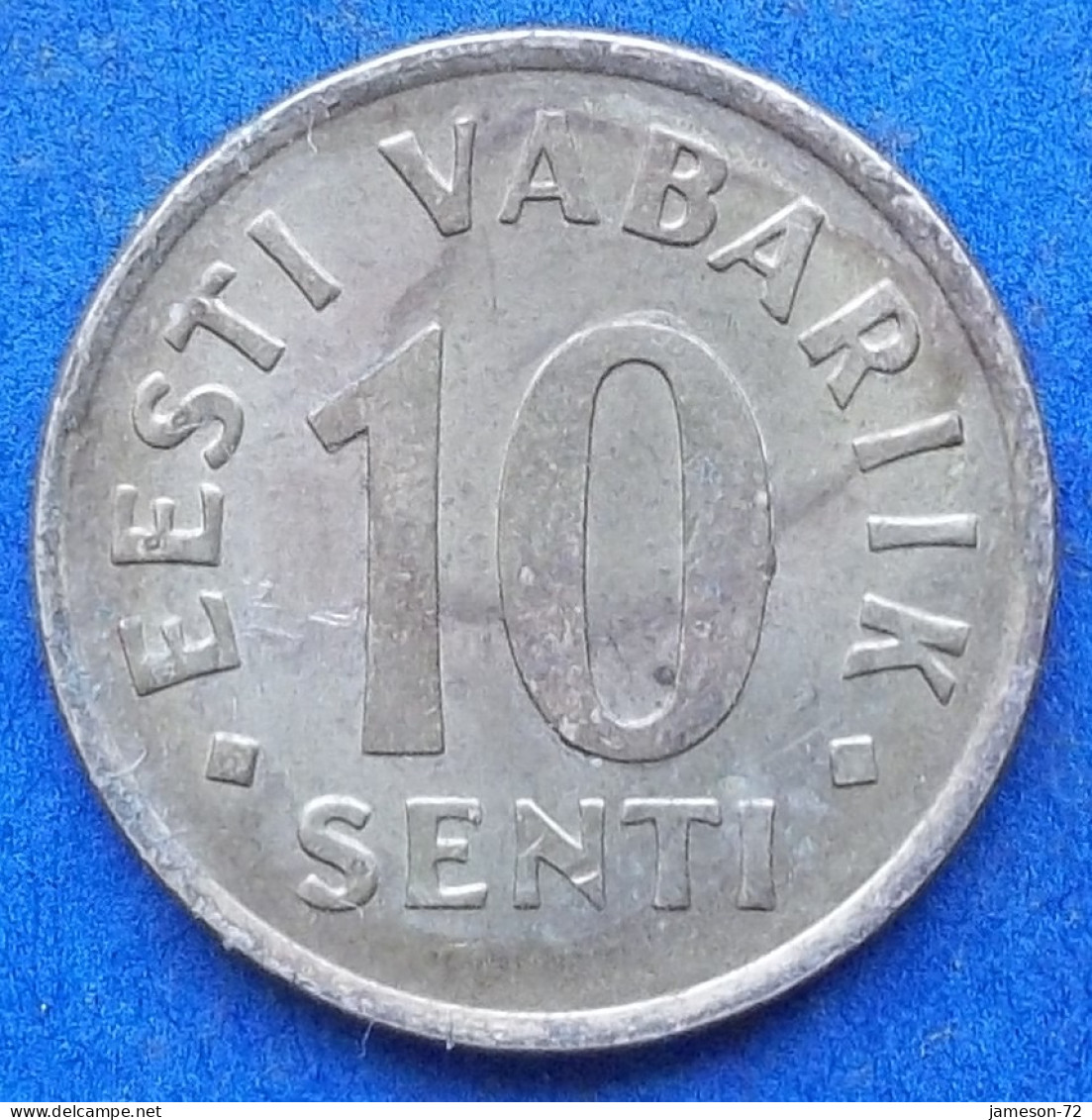 ESTONIA - 10 Senti 1991 KM# 22 Kroon Coinage (1991- 2010) - Edelweiss Coins - Estonie