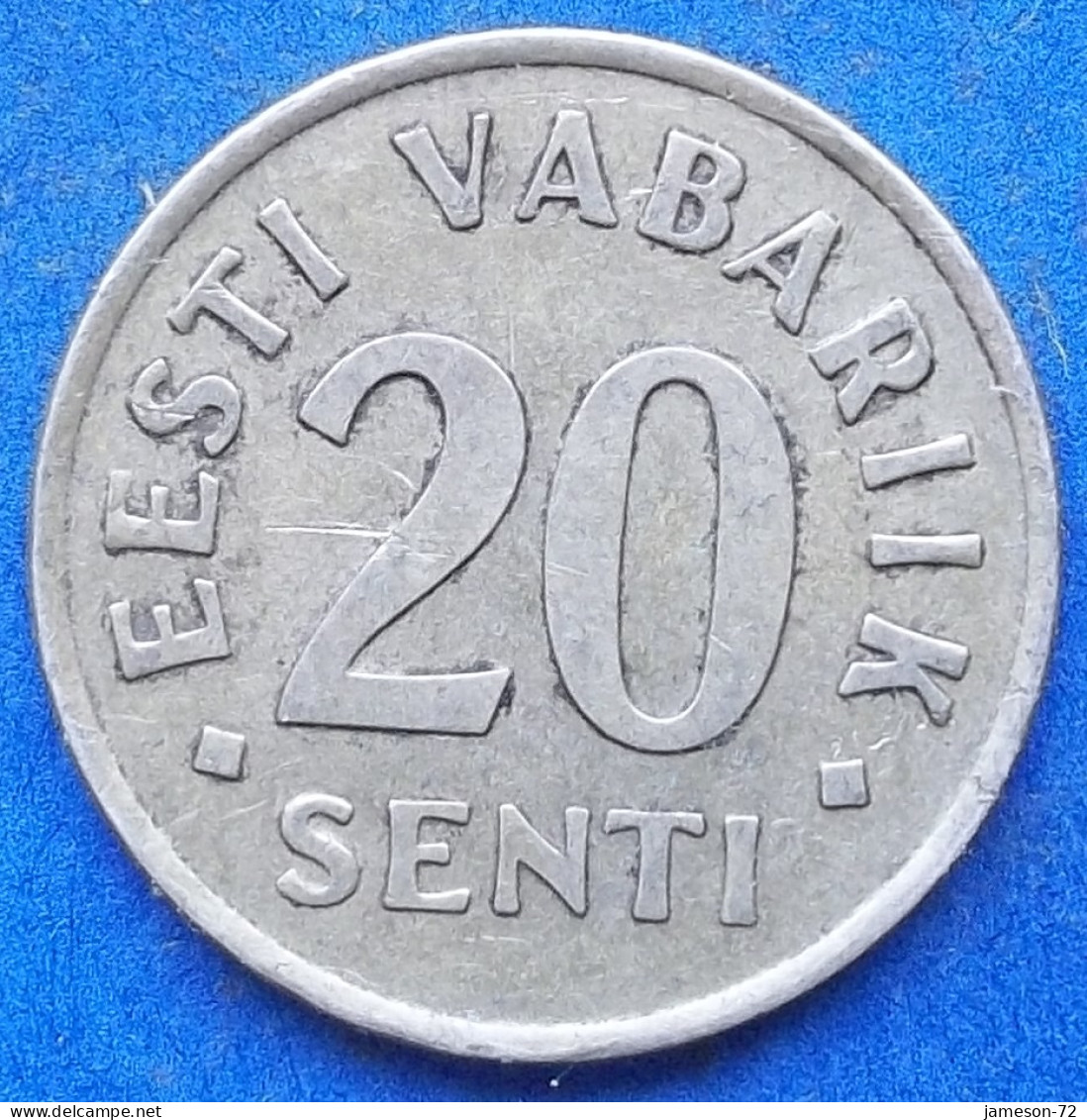 ESTONIA - 20 Senti 1992 KM# 23 Kroon Coinage (1991- 2010) - Edelweiss Coins - Estonie