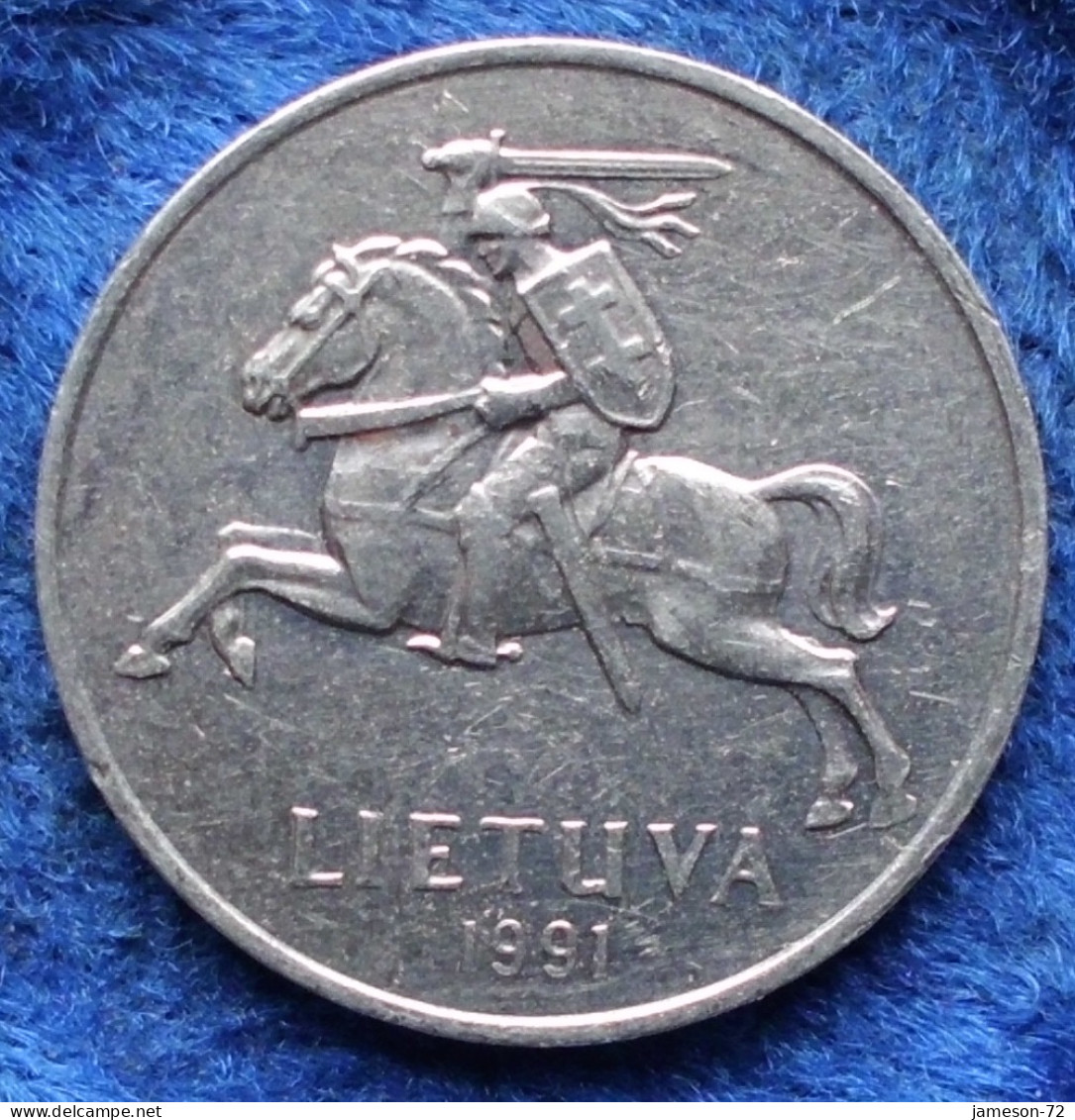 LITHUANIA - 2 Centai 1991 KM# 86 Republic (1991-2014) - Edelweiss Coins - Lituanie