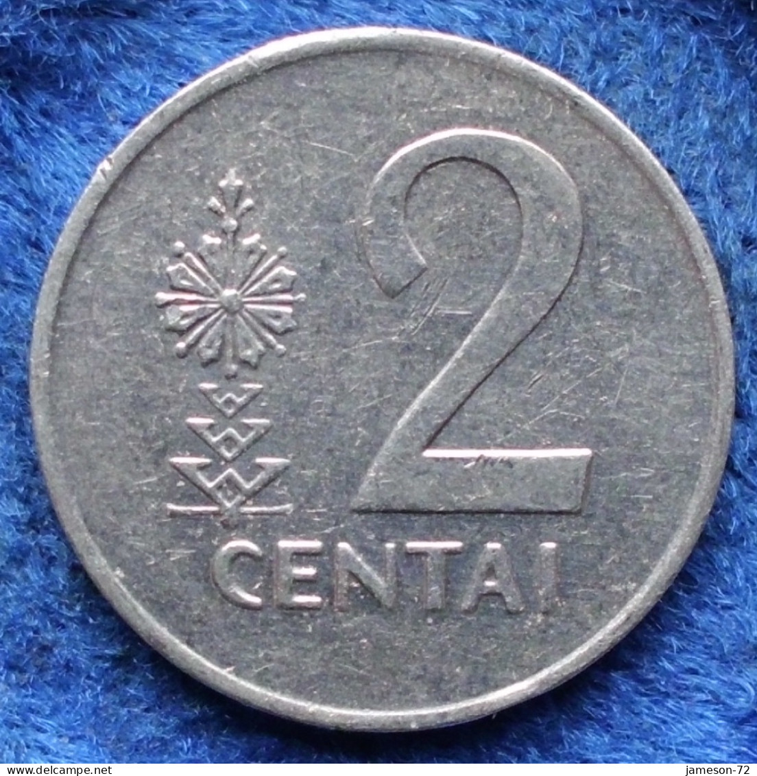 LITHUANIA - 2 Centai 1991 KM# 86 Republic (1991-2014) - Edelweiss Coins - Litouwen