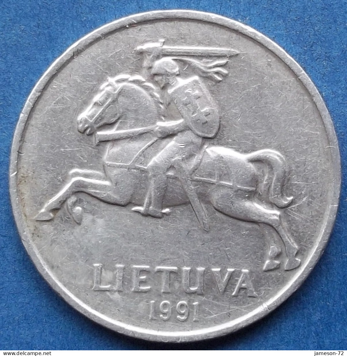 LITHUANIA - 5 Centai 1991 KM# 87 Republic (1991-2014) - Edelweiss Coins - Lithuania