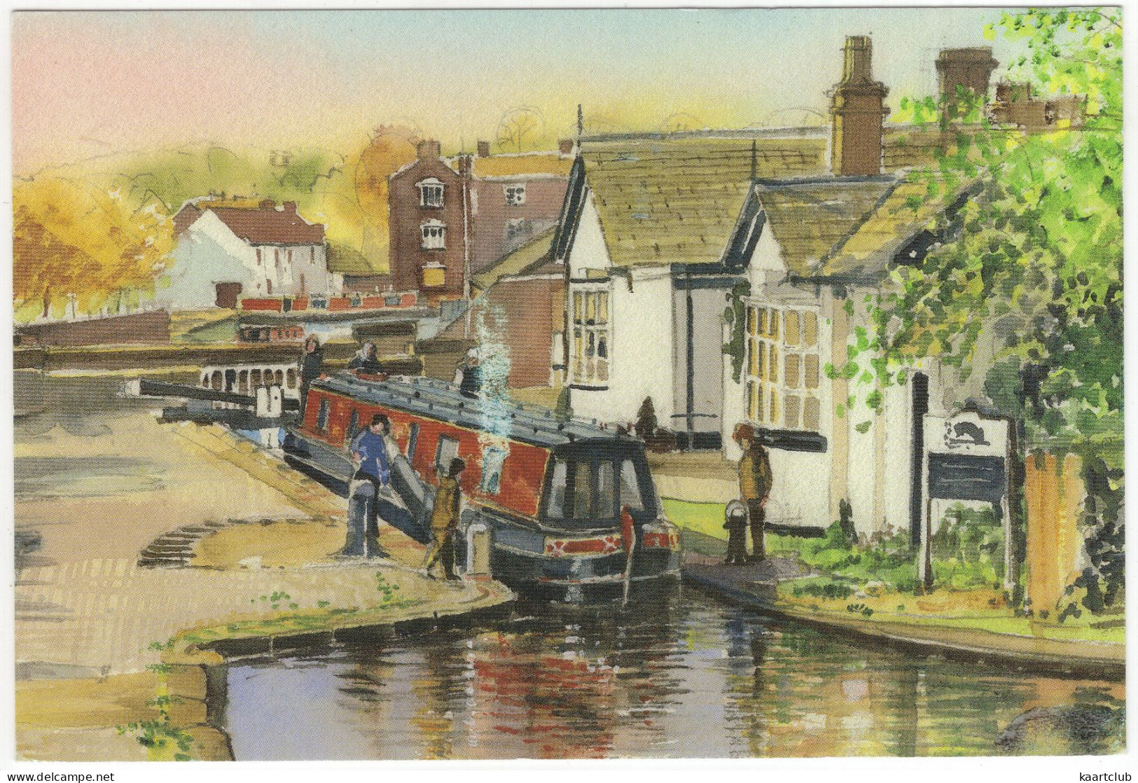 Stourport-on-Severn - Narrowboat - (Original By John H. Instance) - (England, U.K.) - Stourport-on-Severn