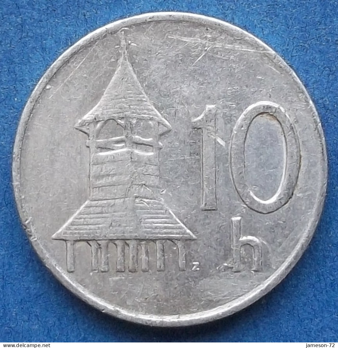 SLOVAKIA - 10 Halierov 1993 "church Steeple" KM# 17 Republic - Edelweiss Coins - Slovakia