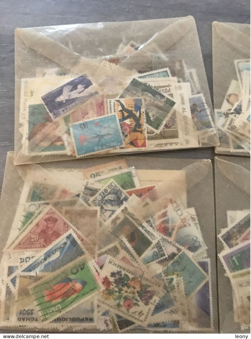 LOT  De  1000  TIMBRES   DIVERS   " ANIMAUX - FLEURS - AVIONS-VOITURES - BATEAUX - TRAINS - OISEAUX.... NEUFS -OBLITERES - Lots & Kiloware (min. 1000 Stück)