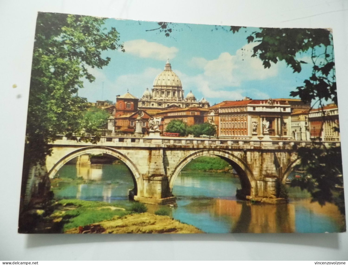Cartolina Viaggiata "ROMA Lungotevere" 1964 - Fiume Tevere