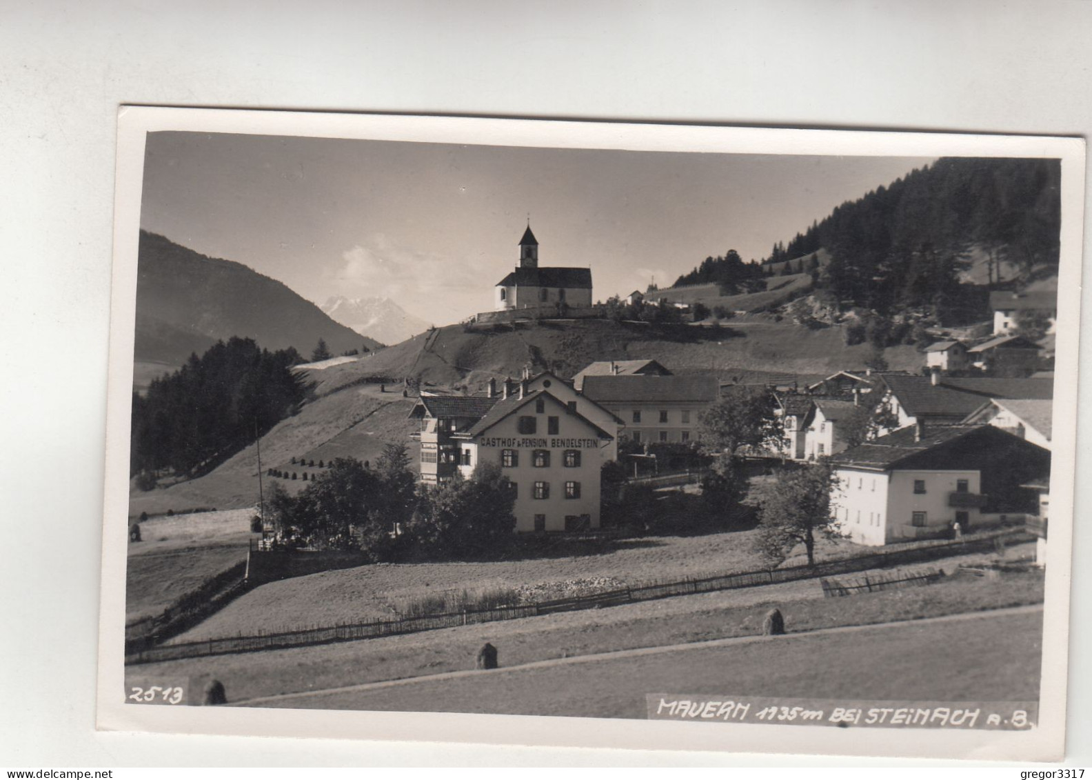 D2582)  MAUERN Bei STEINACH Am BRENNER - Alte HAUS DETAILS U. Kirche Am Hügel ALT - Steinach Am Brenner