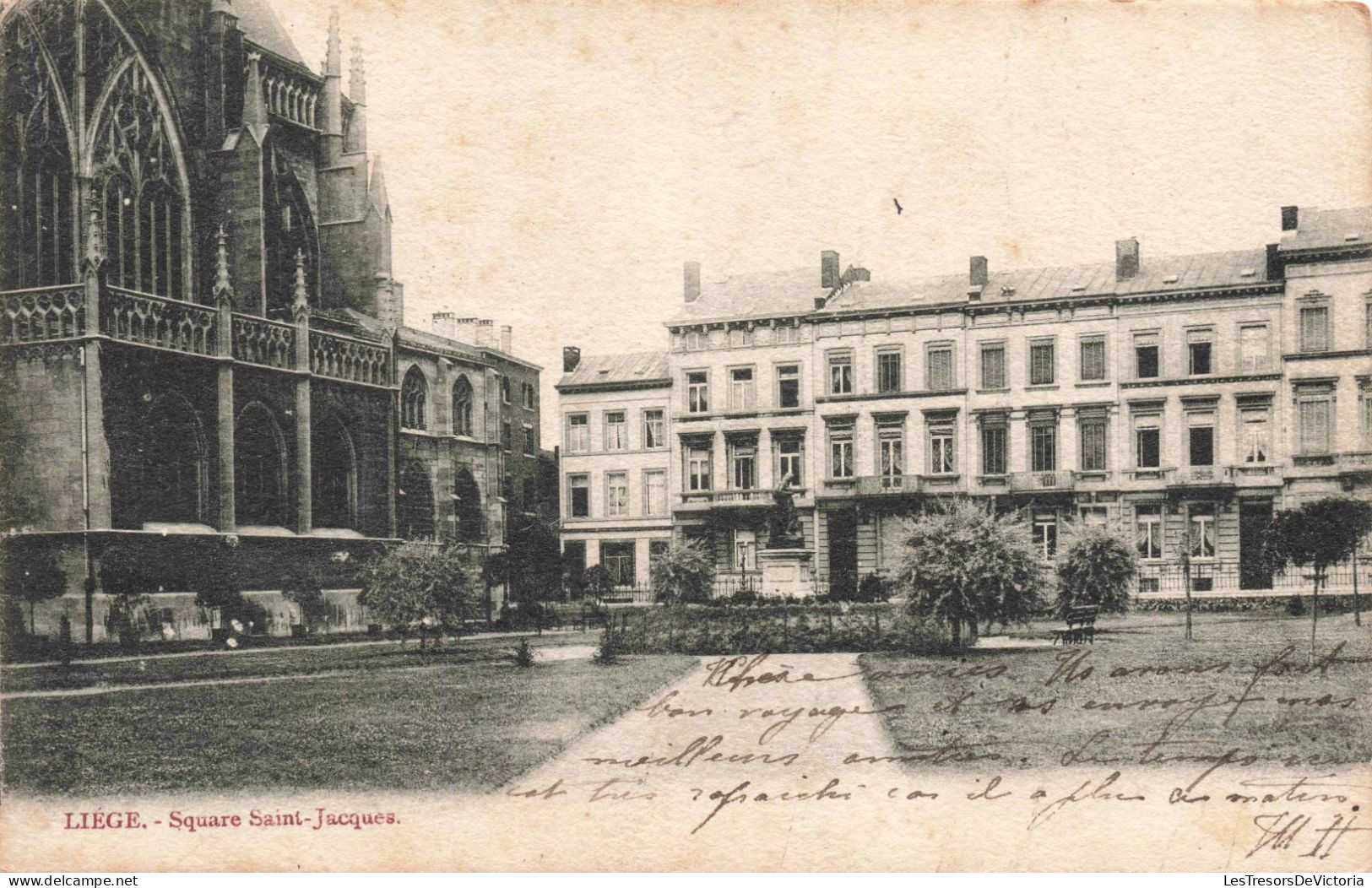 BELGIQUE - Liège - Square Saint Jacques - Carte Postale Ancienne - Liege