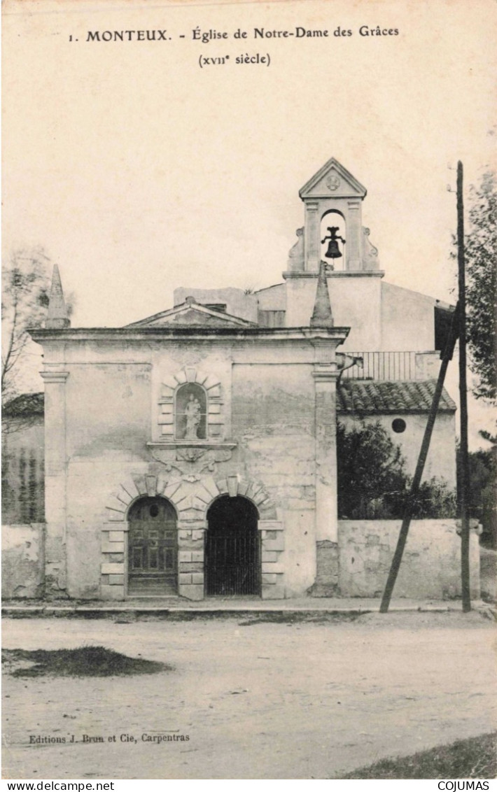 84 - MONTEUX - S20554 - Eglise De Notre Dame Des Grâces - Monteux