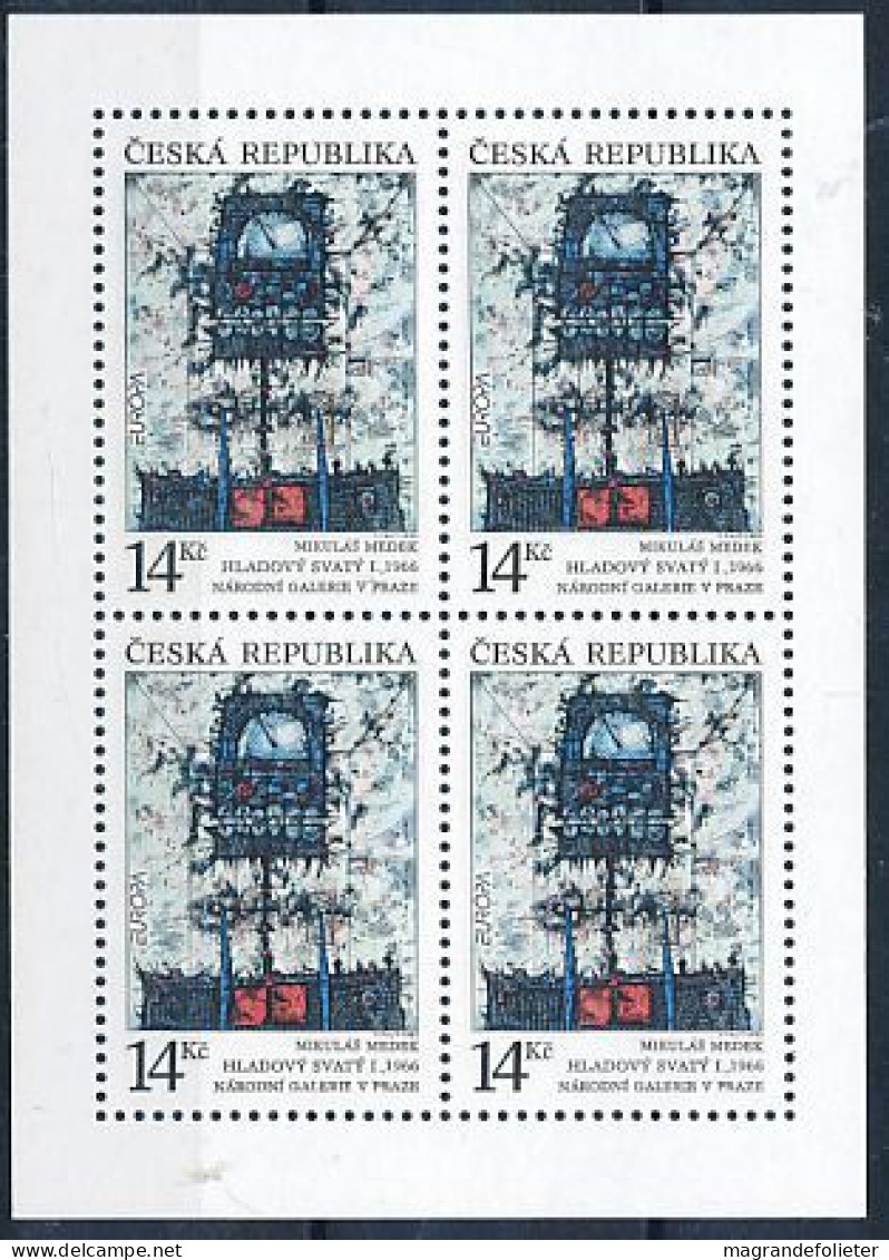 TIMBRE  ZEGEL STAMP TCHEQUIE CESKA BF EUROPA 1993  XX - Blocks & Sheetlets