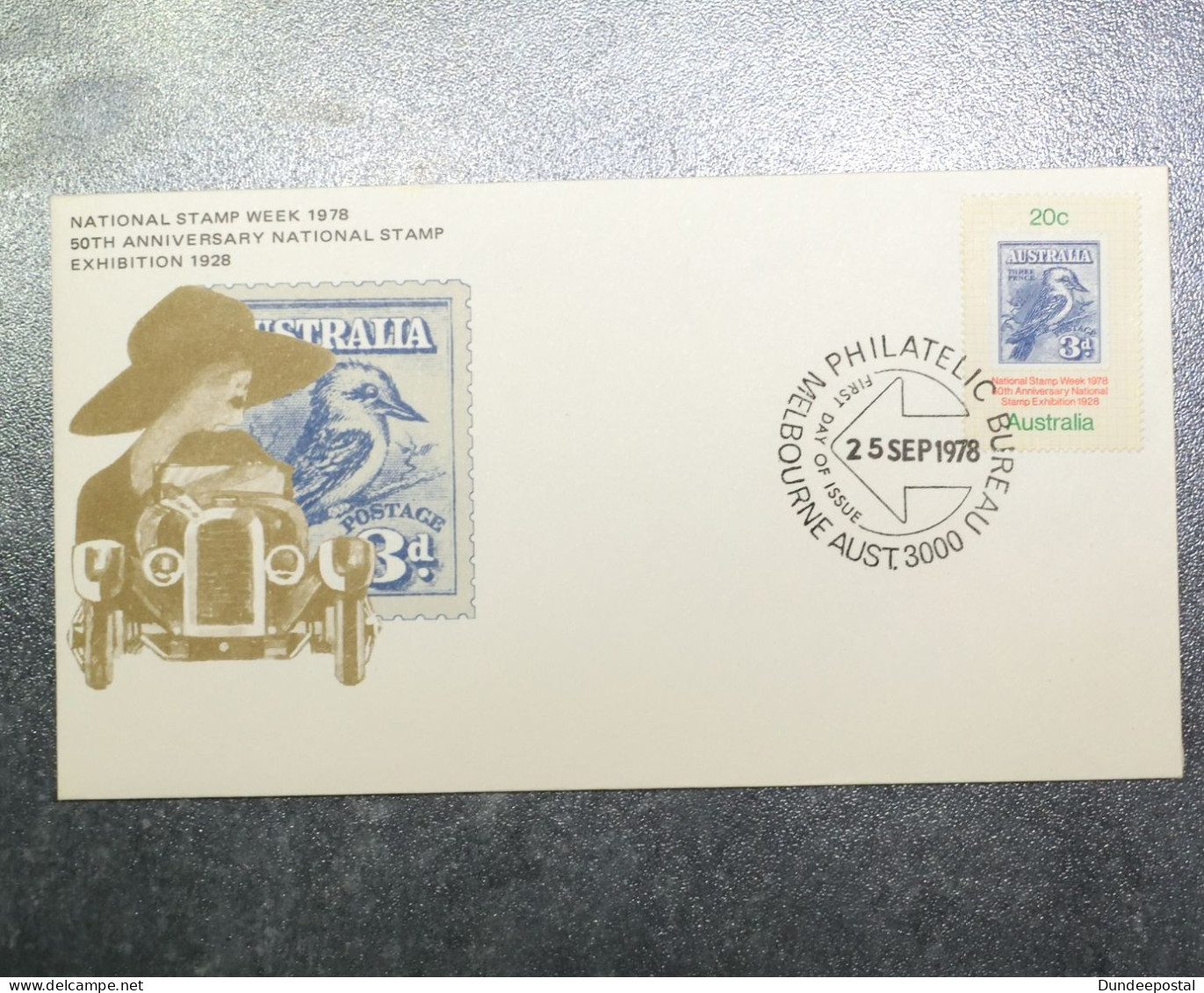 AUSTRALIA  First Day Cover  Stamp Week Single 1978  ~~L@@K~~ - Brieven En Documenten
