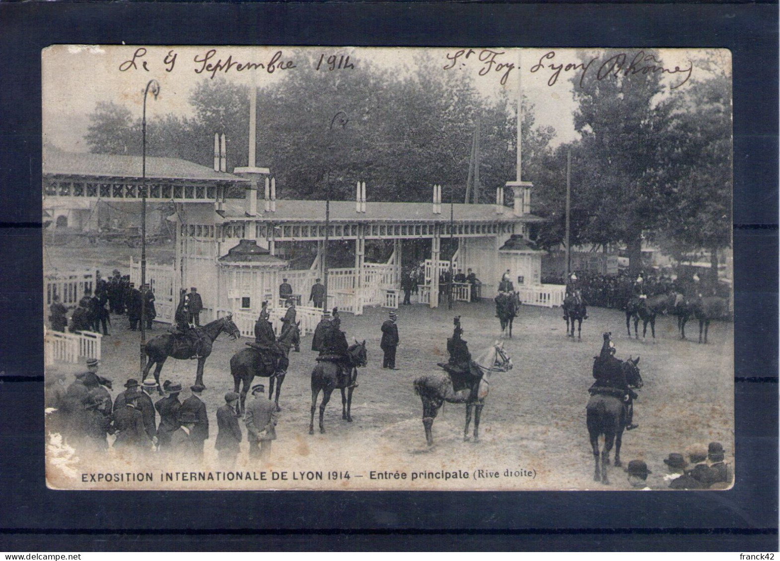 69. Exposition Internationale De Lyon. Entrée Principale. Coins émoussés - Lyon 7