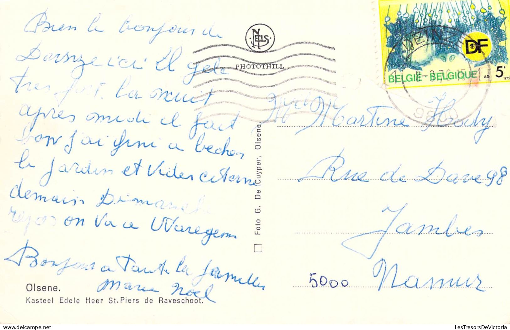 BELGIQUE - OLSENE - Kasteel Edele Heer St Piers De Raveschoot - Carte Postale Ancienne - Autres & Non Classés