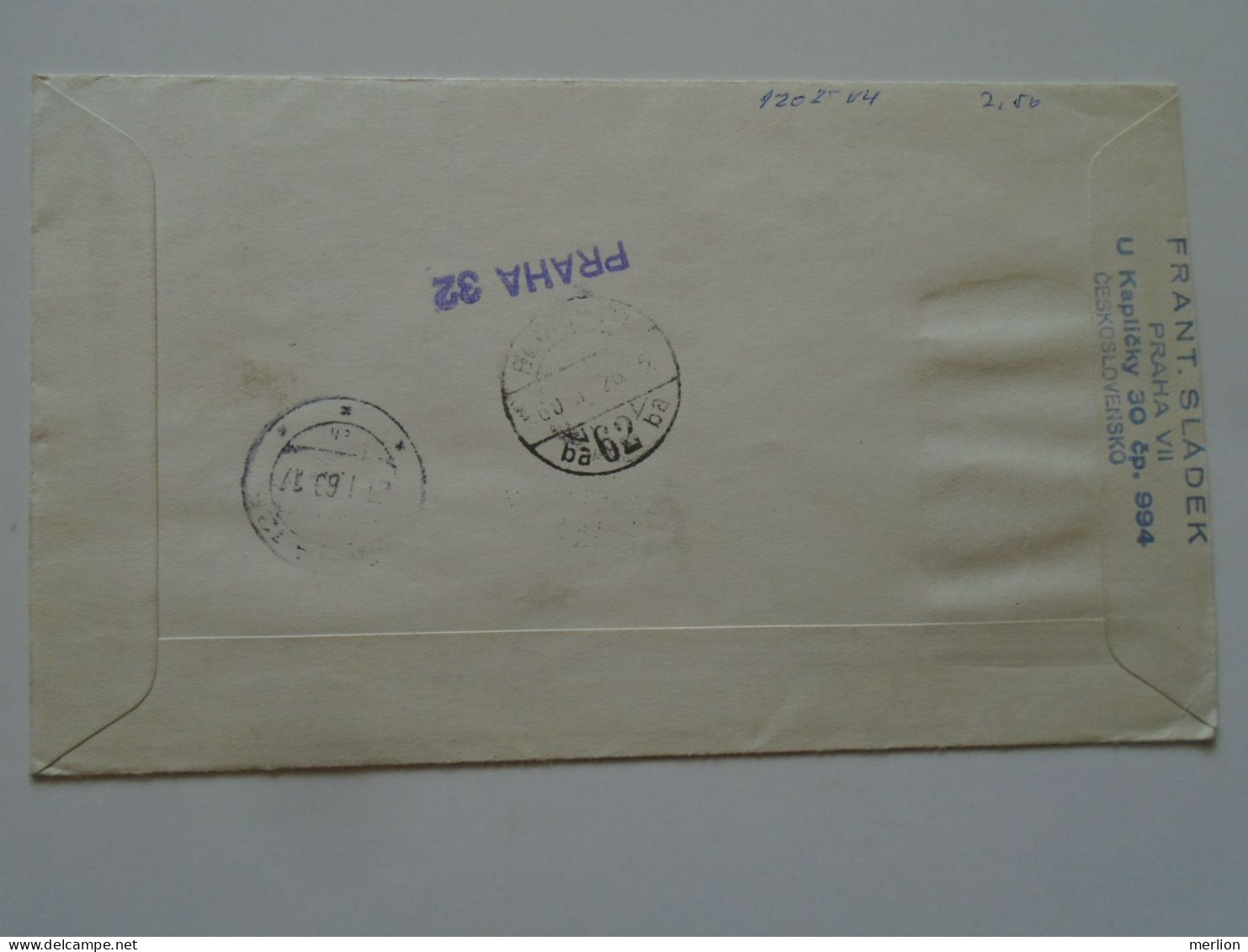 D196960  Czechoslovakia   Registered Airmail FDC Praha Sport  Spartakiada 1960  Handball Ski  To Hungary - Handball