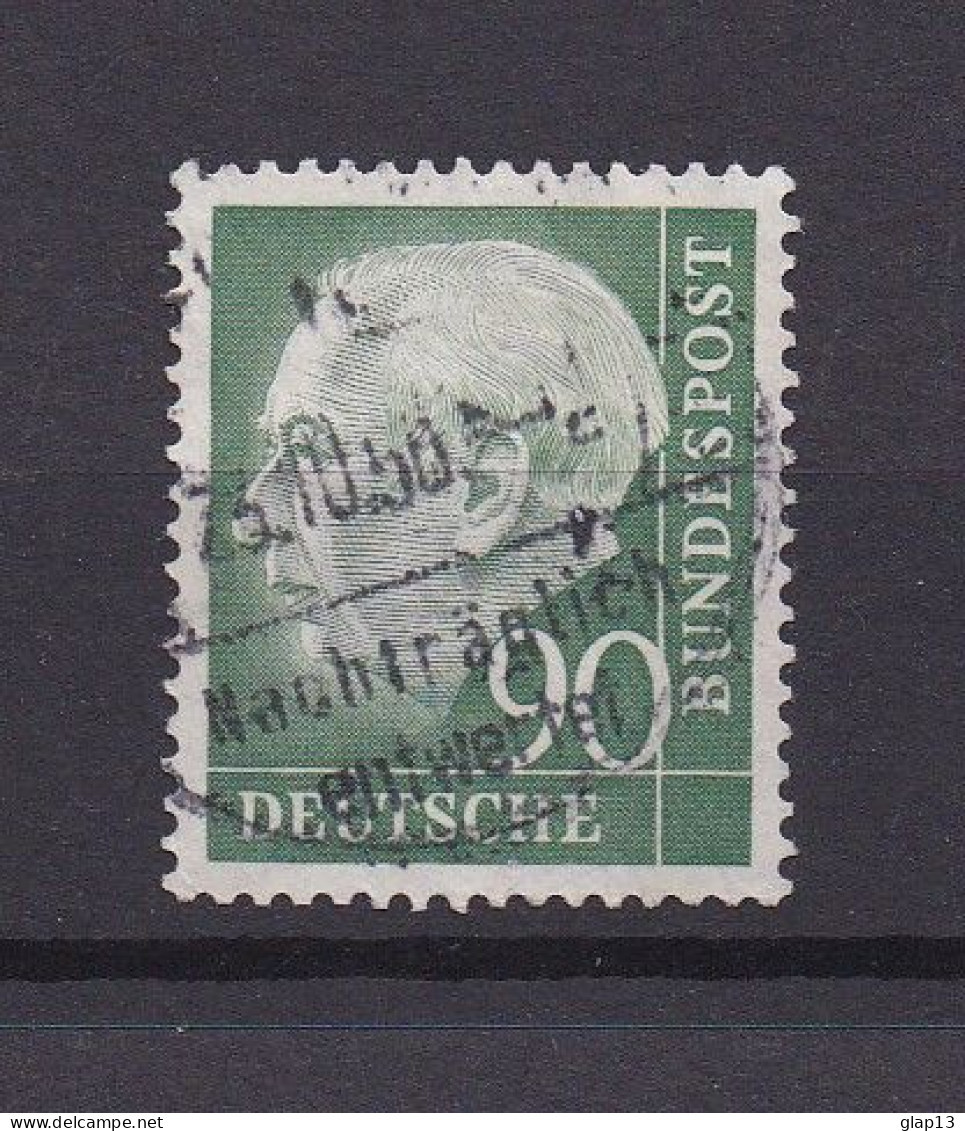 ALLEMAGNE FEDERALE 1953 TIMBRE N°71E OBLITERE THEODOR HEUSS - Gebraucht