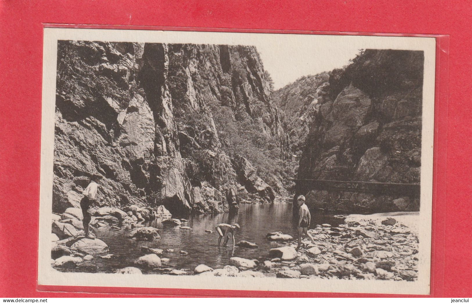 LL.29. AMELIE-LES-BAINS . GORGES DU MONDONI . LA PLAGE . CARTE NON ECRITE - Amélie-les-Bains-Palalda