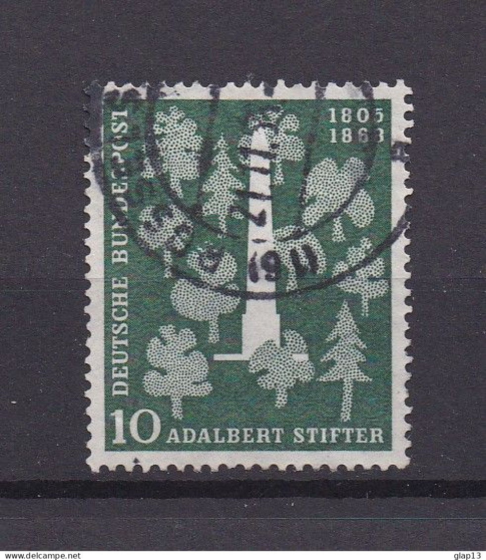 ALLEMAGNE FEDERALE 1955 TIMBRE N°96 OBLITERE ADALBERT STIFTER - Gebraucht