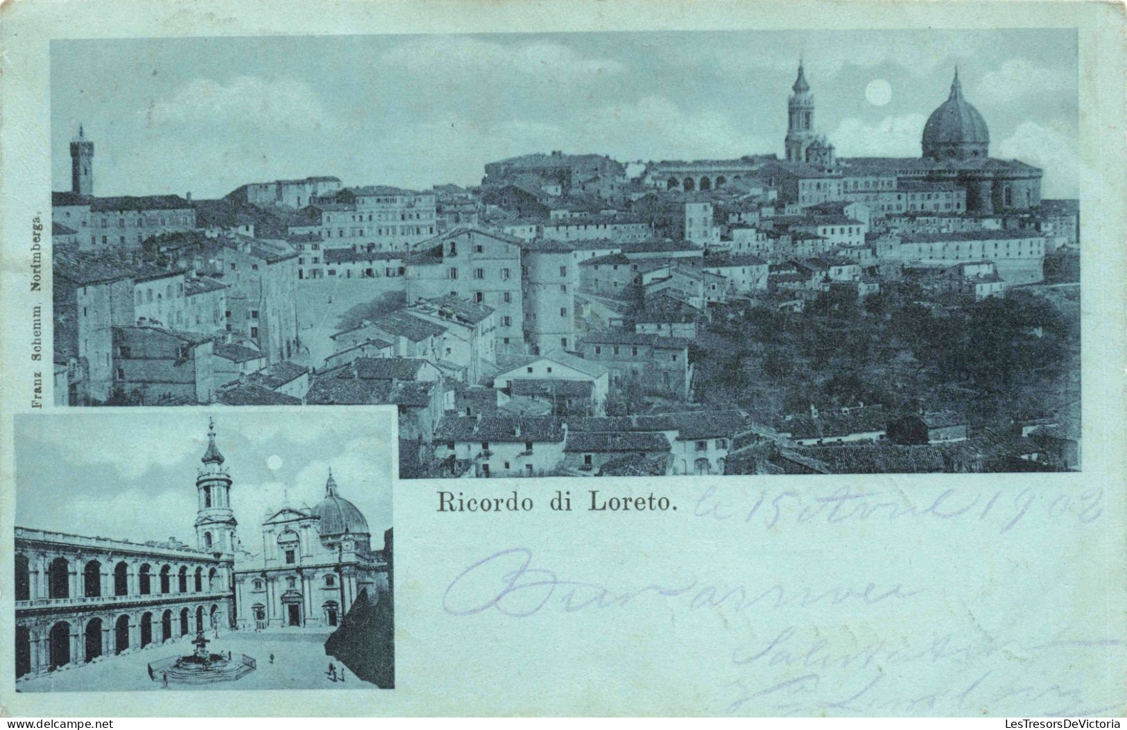 ITALIE - Roma - Ricordo Di Loreto - Vue Générale - Carte Postale Ancienne - Multi-vues, Vues Panoramiques