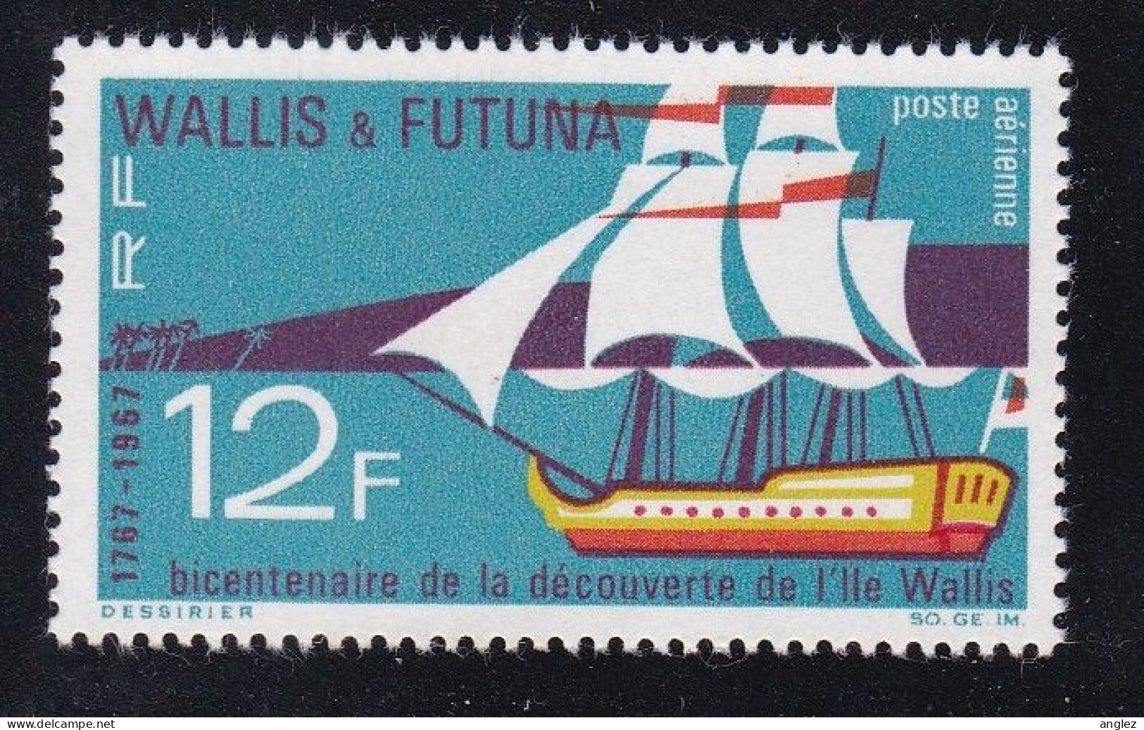 Wallis And Futuna - 1967 200th Anniversary Of Discovery Of Wallis Island MNH - Unused Stamps