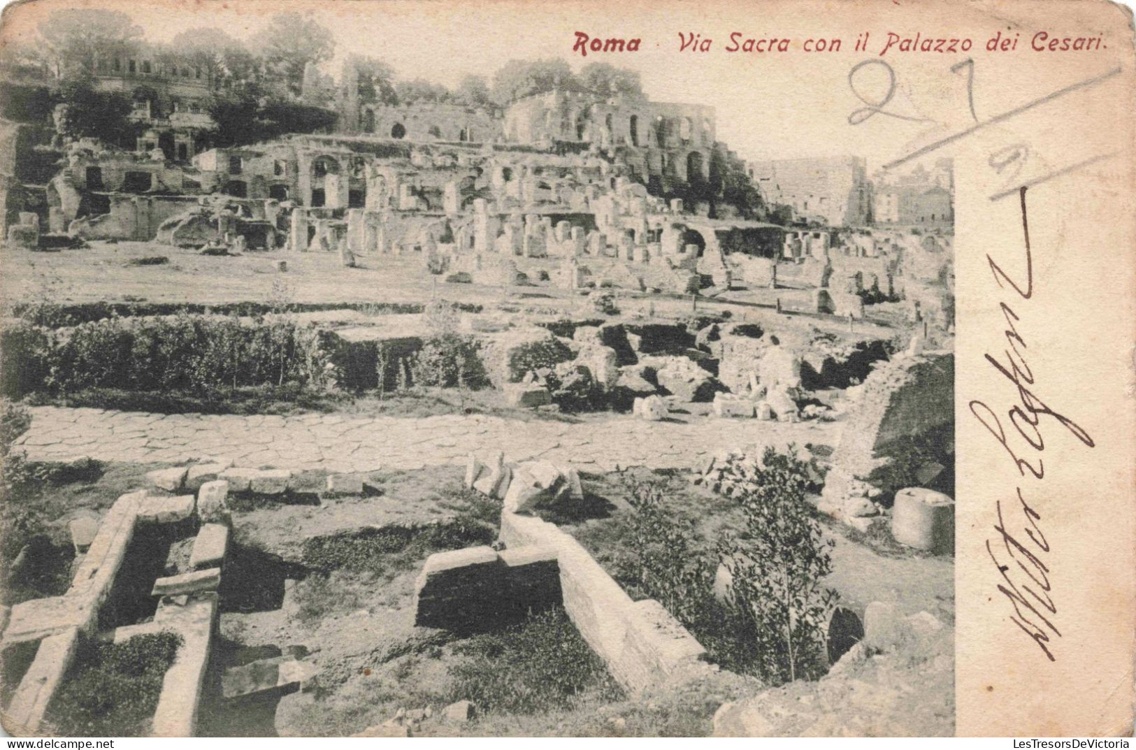 ITALIE - Roma - Via Sacra Con Il Palazzo Dei Cesari - Carte Postale Ancienne - Otros Monumentos Y Edificios