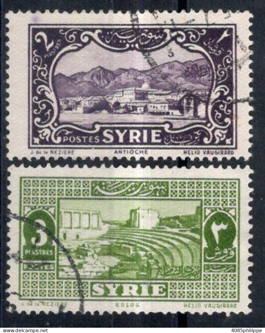 SYRIE Timbres-poste N°206 à 207 Oblitérés TB Cote 2€00 - Oblitérés