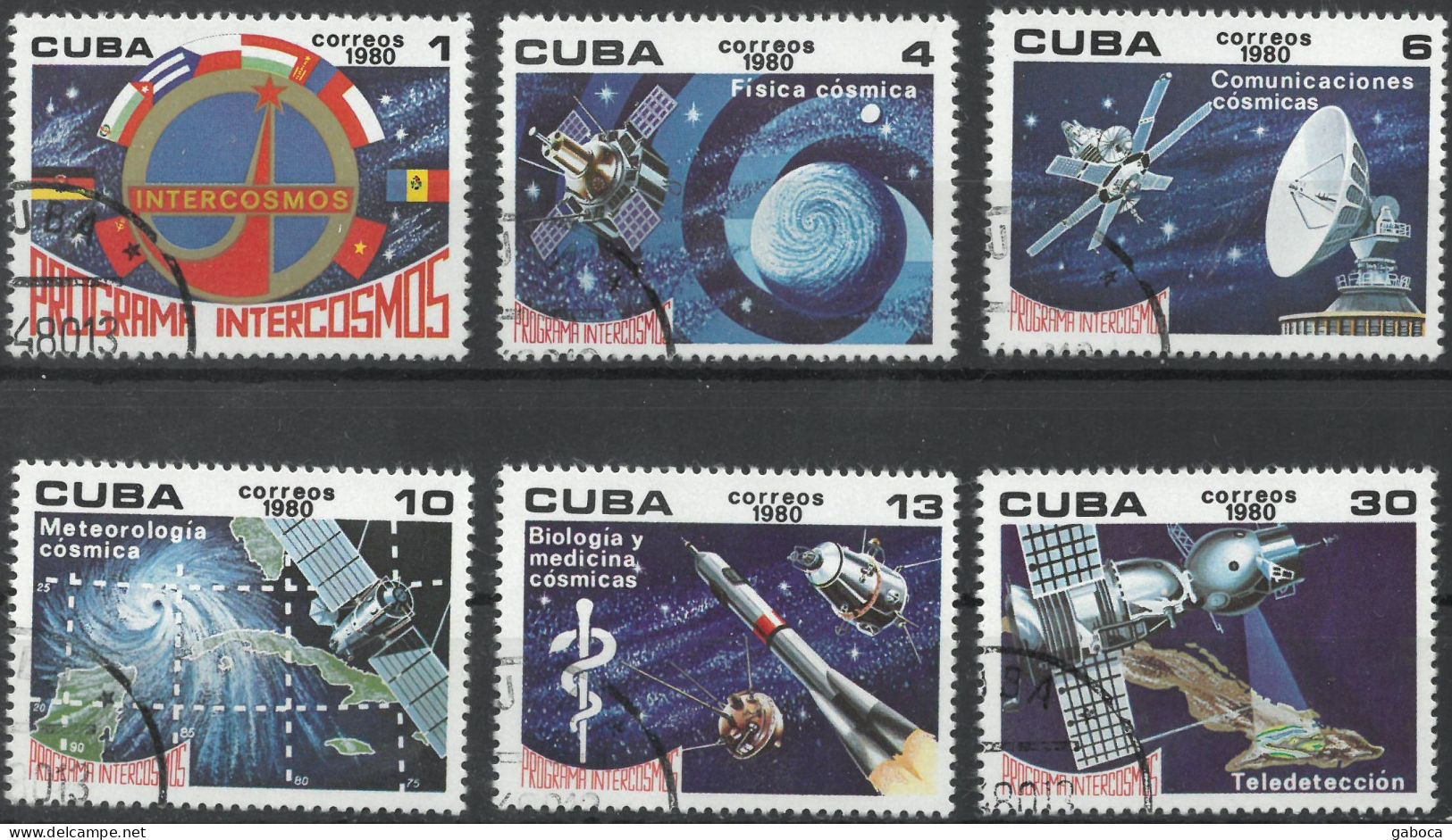 C4740 Space Astronaut Gagarin Spacecraft Moon Venus Satellite Science 2xSet+11xStamp Used Lot#568 - Sammlungen