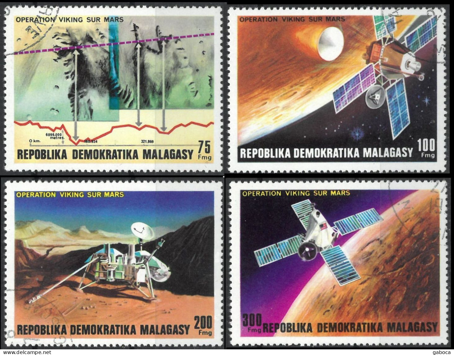 C4741 Space Astronaut Satellite Spacecraft Planet Science 2xSet+14xStamp Used Lot#569