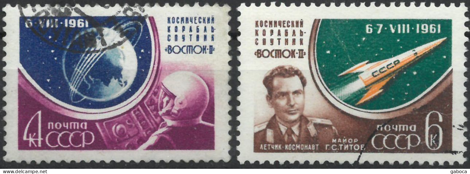 C4742 Space Satellite Telecom Astronaut Spacecraft Planet 3xSet+12xStamp Used Lot#570