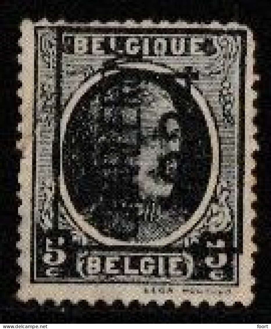Charleroy  1924  Typo Nr.  105A Vouw - Typografisch 1922-31 (Houyoux)
