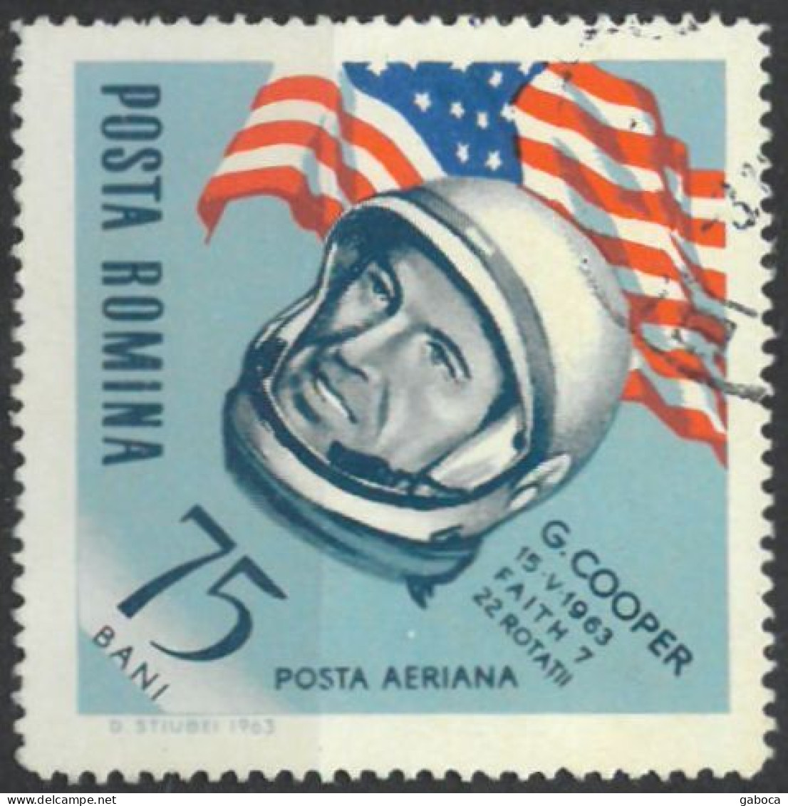 C4746 Space Spacetravel Satellite Astronaut Planet Flag 1xSet+18xStamp Used  Lot#574