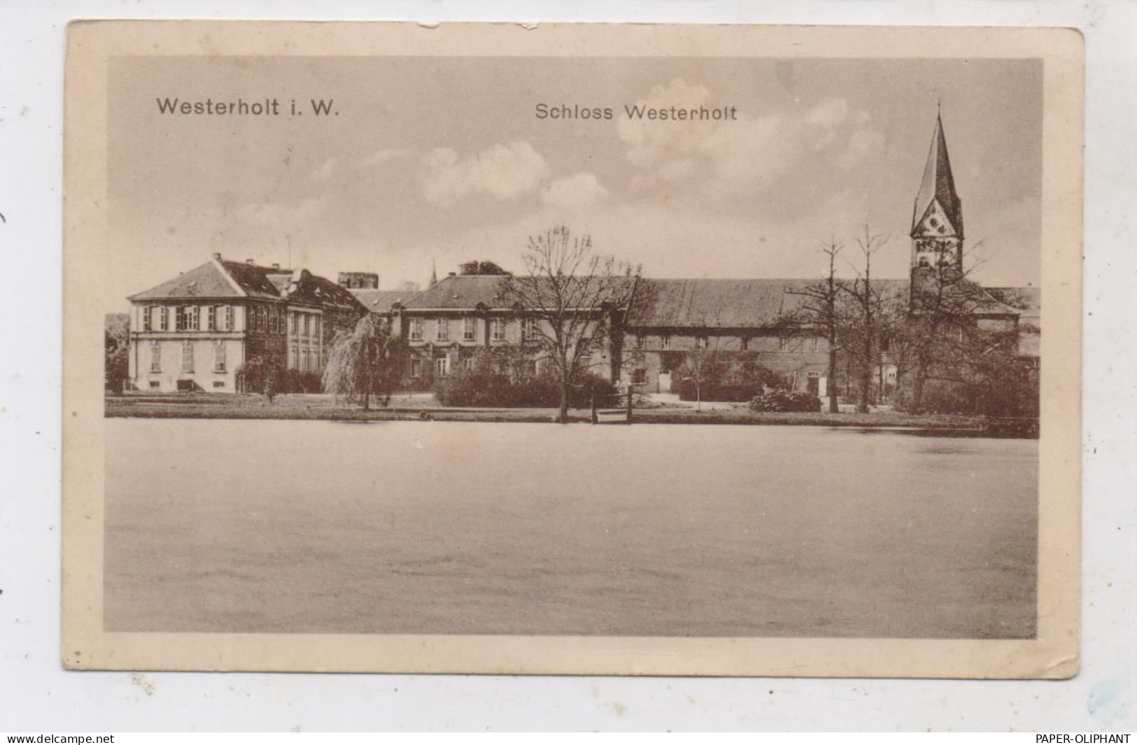 4352 HERTEN - WESTERHOLT, Schloß Westerholt, 1923 - Herten