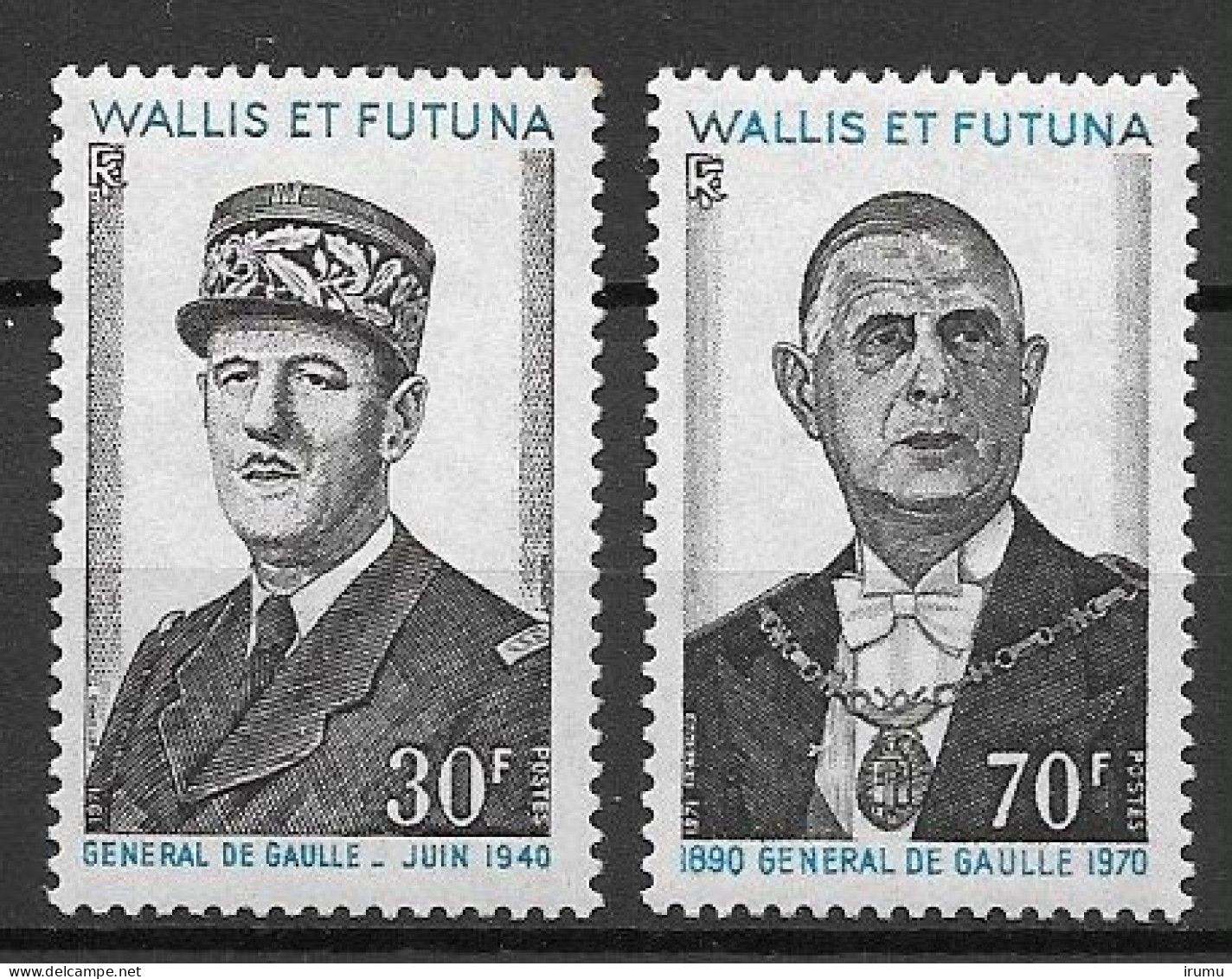 Wallis & Futuna 1971 Y&T180-81 ** (SN 930) - Neufs