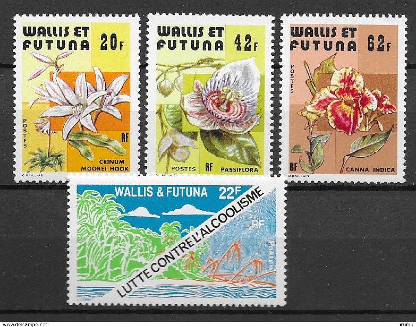 Wallis & Futuna 1979 Y&T 237-40 ** (SN 931) - Neufs