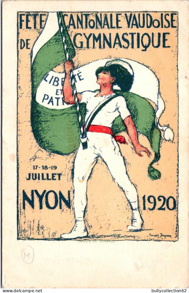 SELECTION -  NYON   -  Fete Cantonale Vaudoise De Gymnastique Juillet 1920 - St. Anton