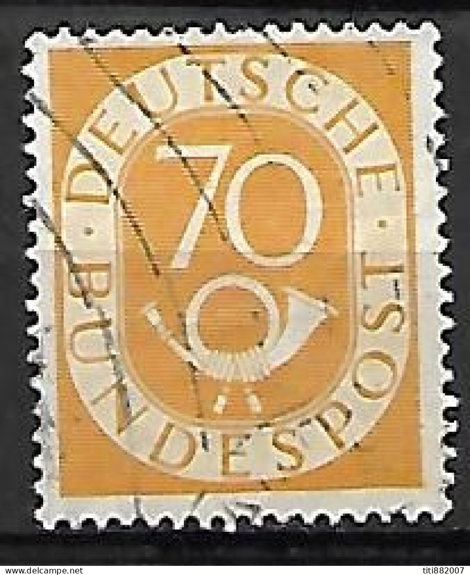ALLEMAGNE   -   1951 .  Y&T N° 22 Oblitéré.  Cor Postal - Gebraucht