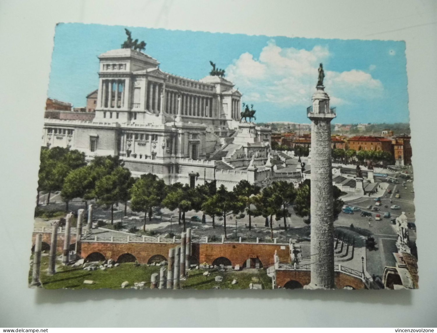 Cartolina Viaggiata "ROMA  Foro Di Traiano E Monumento A Vittorio Emanuele II" 1967 - Altare Della Patria