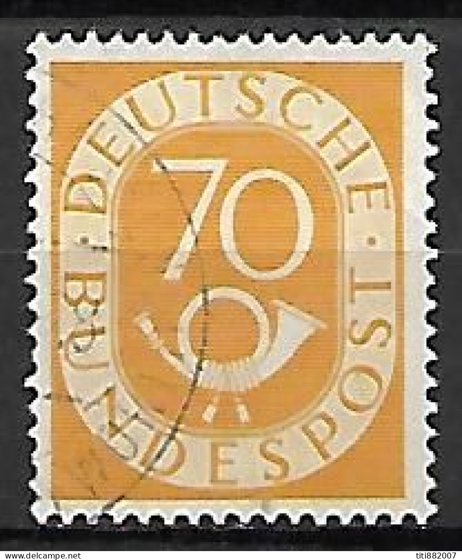 ALLEMAGNE   -   1951 .  Y&T N° 22 Oblitéré.  Cor Postal - Gebraucht
