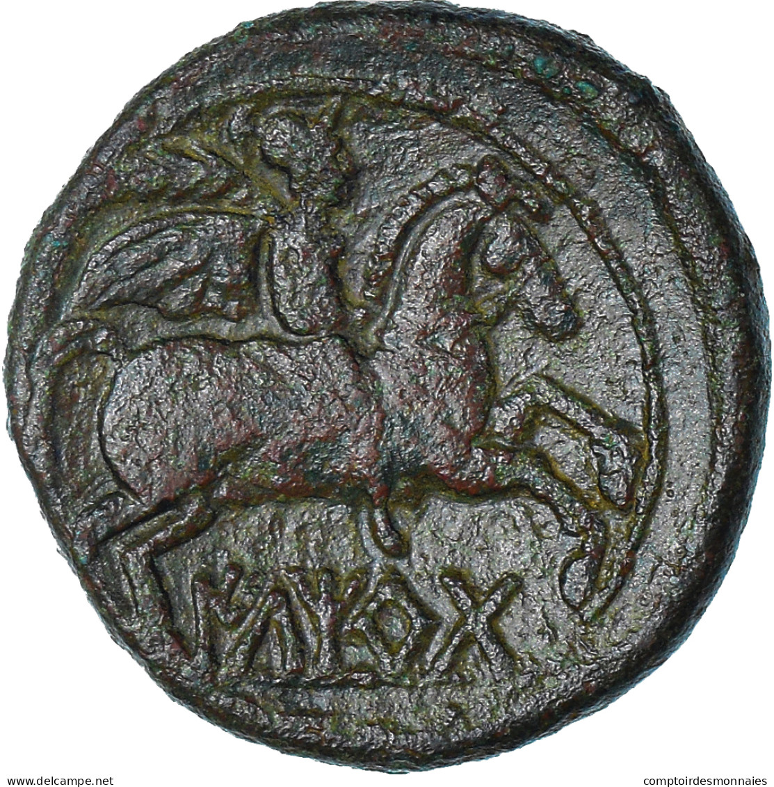 Monnaie, Iberia - Iltirta, As, 1st Century BC, Lerida, TTB+, Bronze - Celtic