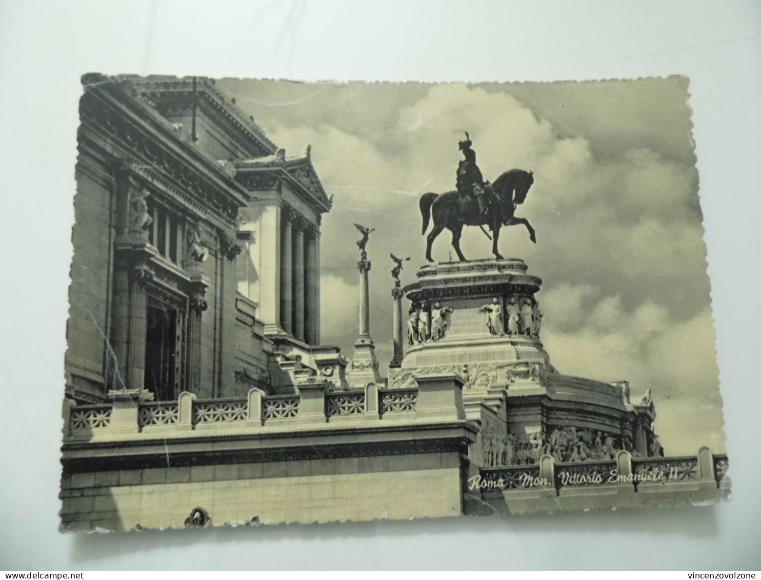 Cartolina Viaggiata "ROMA  Mon. Vittorio Emanuele II" 1963 - Altare Della Patria