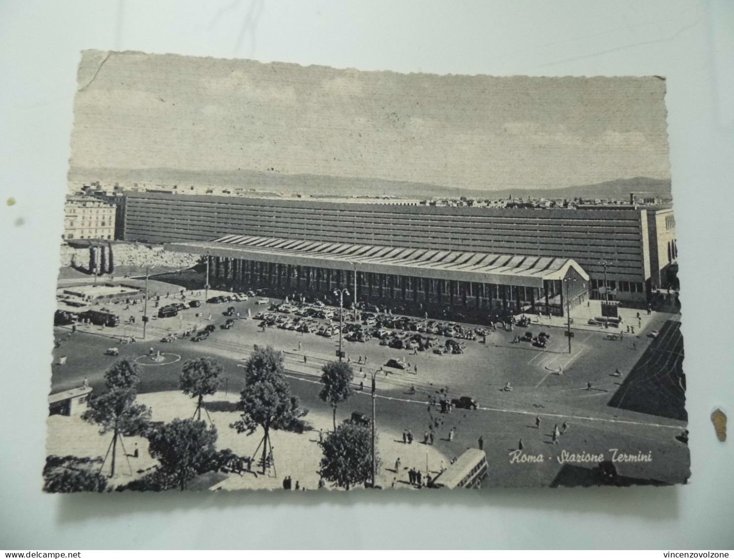 Cartolina Viaggiata "ROMA  Stazione Ternini" 1963 - Stazione Termini