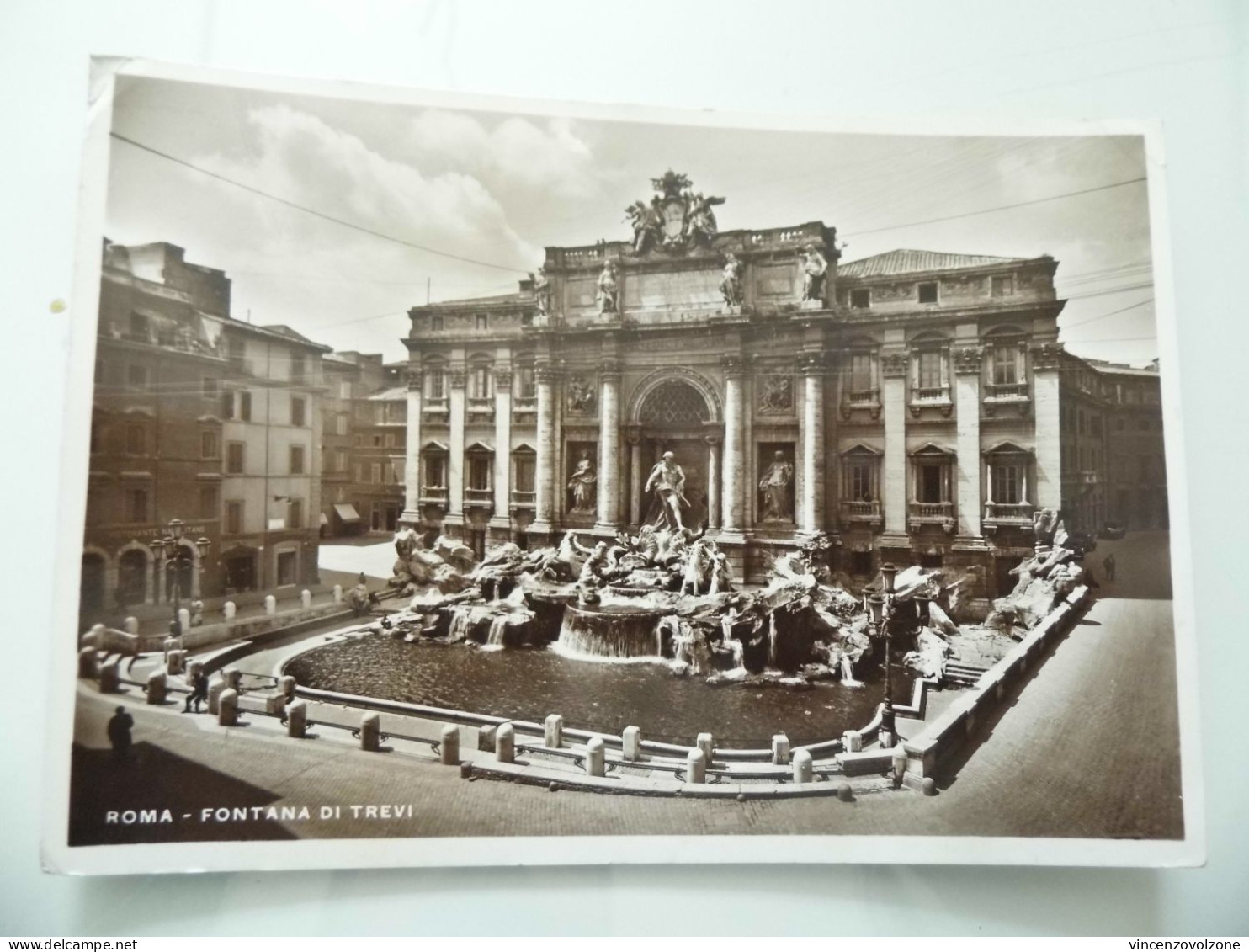 Cartolina Viaggiata "ROMA Fontana Di Trevi" 1934 - Fontana Di Trevi