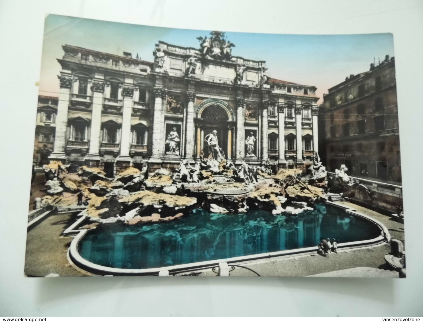 Cartolina Viaggiata "ROMA Fontana Di Trevi" 1957 - Fontana Di Trevi