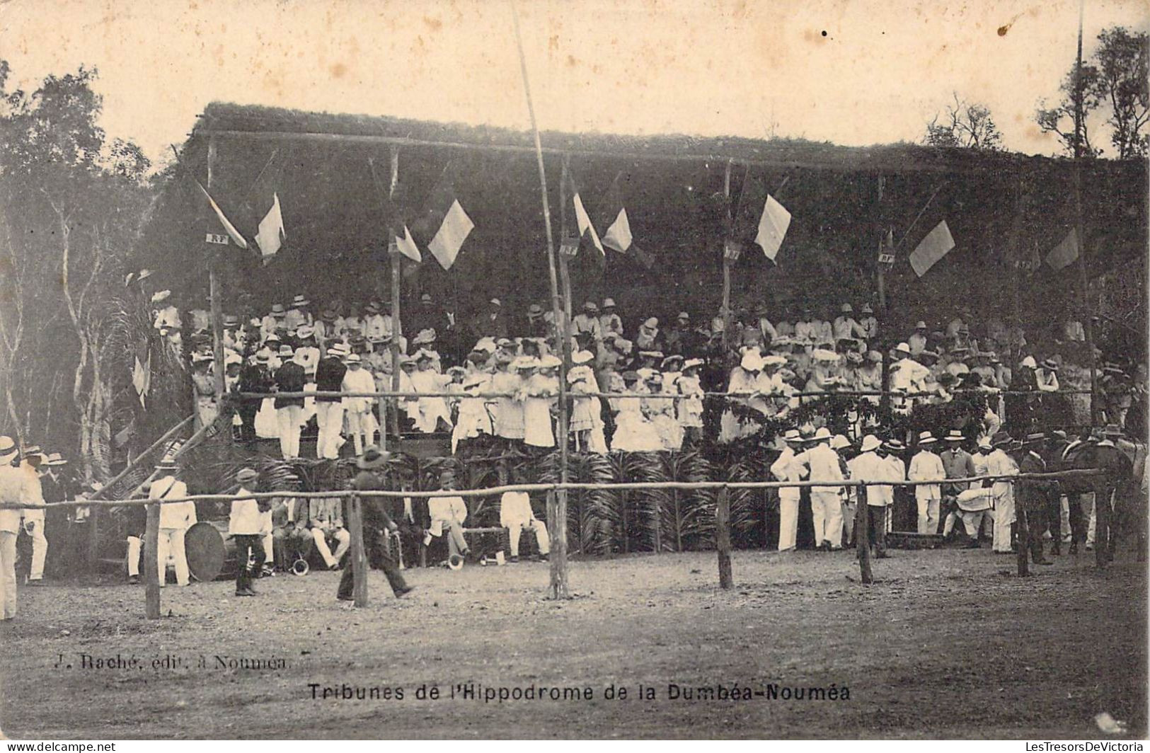 FRANCE - Nouvelle-Calédonie - Tribunes De L'Hippodrome De La Dumbéa-Nouméa - Carte Postale Ancienne - Nouvelle Calédonie