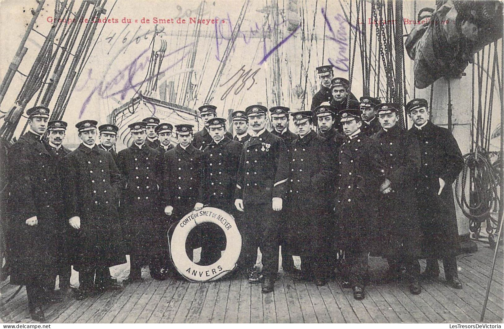 BELGIQUE - Groupe De Cadets Du " De Smet De Naeyer " - Carte Postale Ancienne - Other & Unclassified