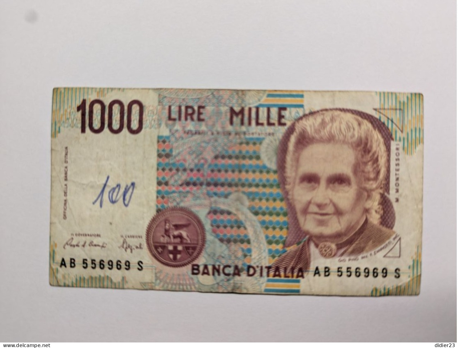 BILLET DE BANQUE ITALIE 2000 LIRES - 2000 Liras