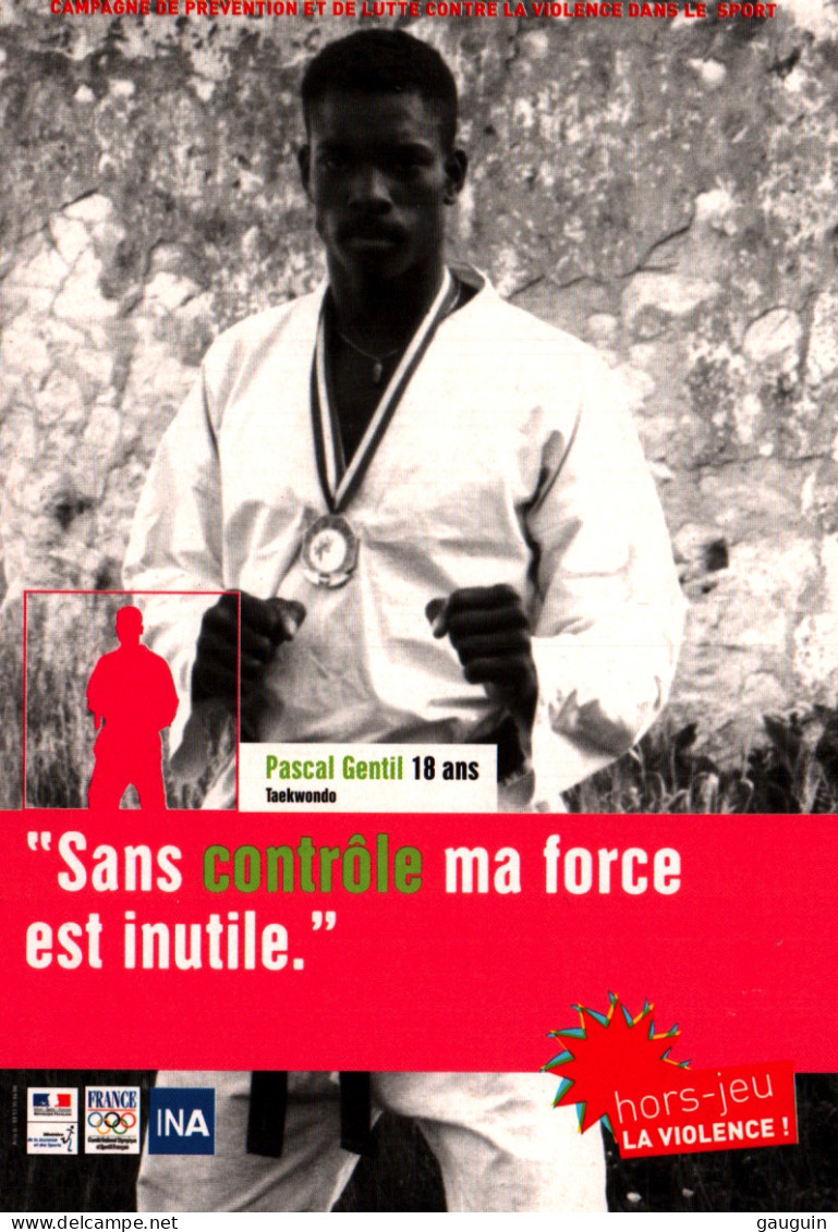 CPM - TAEKWONDO - Pascal GENTIL   ... Editions Pub - Oosterse Gevechtssporten