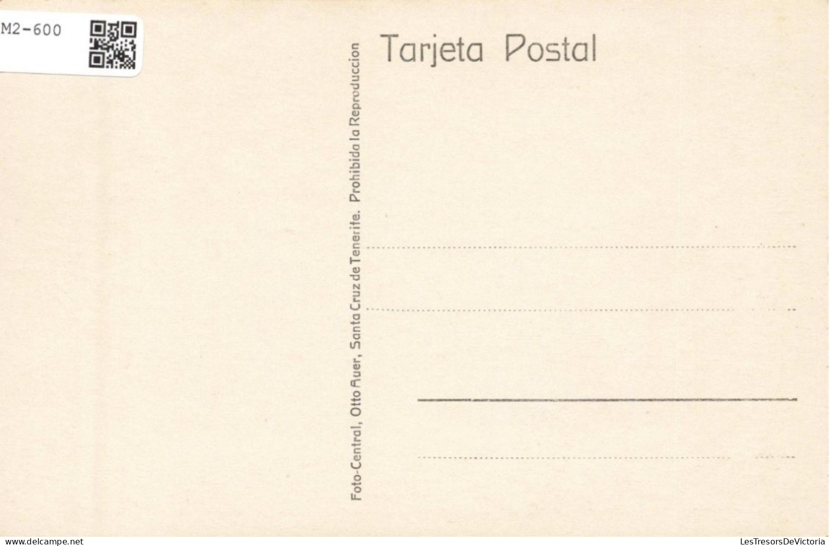 ESPAGNE - Tenerife - Bambla De Castro - Carte Postale Ancienne - Tenerife