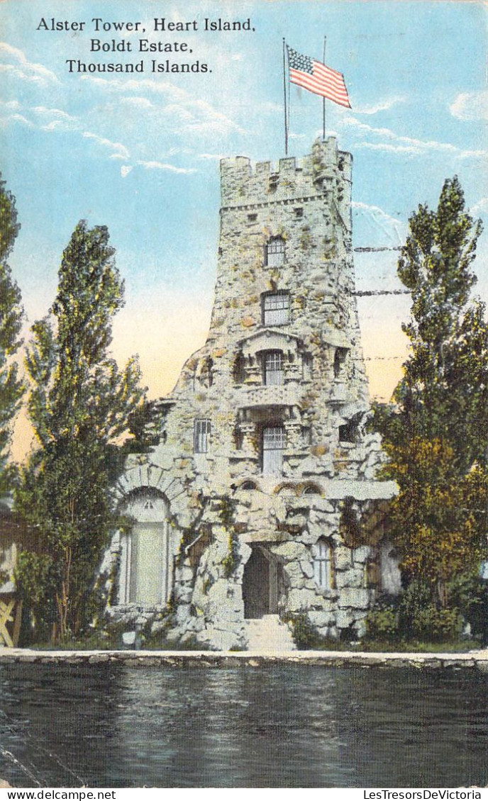 CANADA - Ontario - Alster Tower - Heart Island - Boldt Estate - Thousand Islands - Carte Postale Ancienne - Thousand Islands