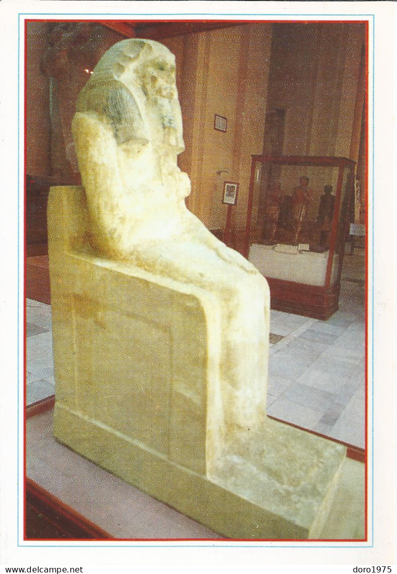 EGYPT - King Zoser Statue, Egyptian Museum Cairo - Unused Postcard - Musei