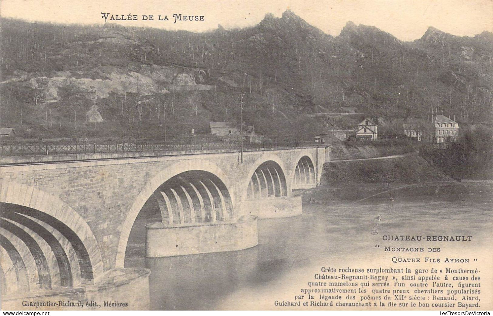 BELGIQUE - Vallée De La Meuse - Château-Regnault - Montagnes Des Quatre Fils Aymon - Carte Postale Ancienne - Sonstige & Ohne Zuordnung