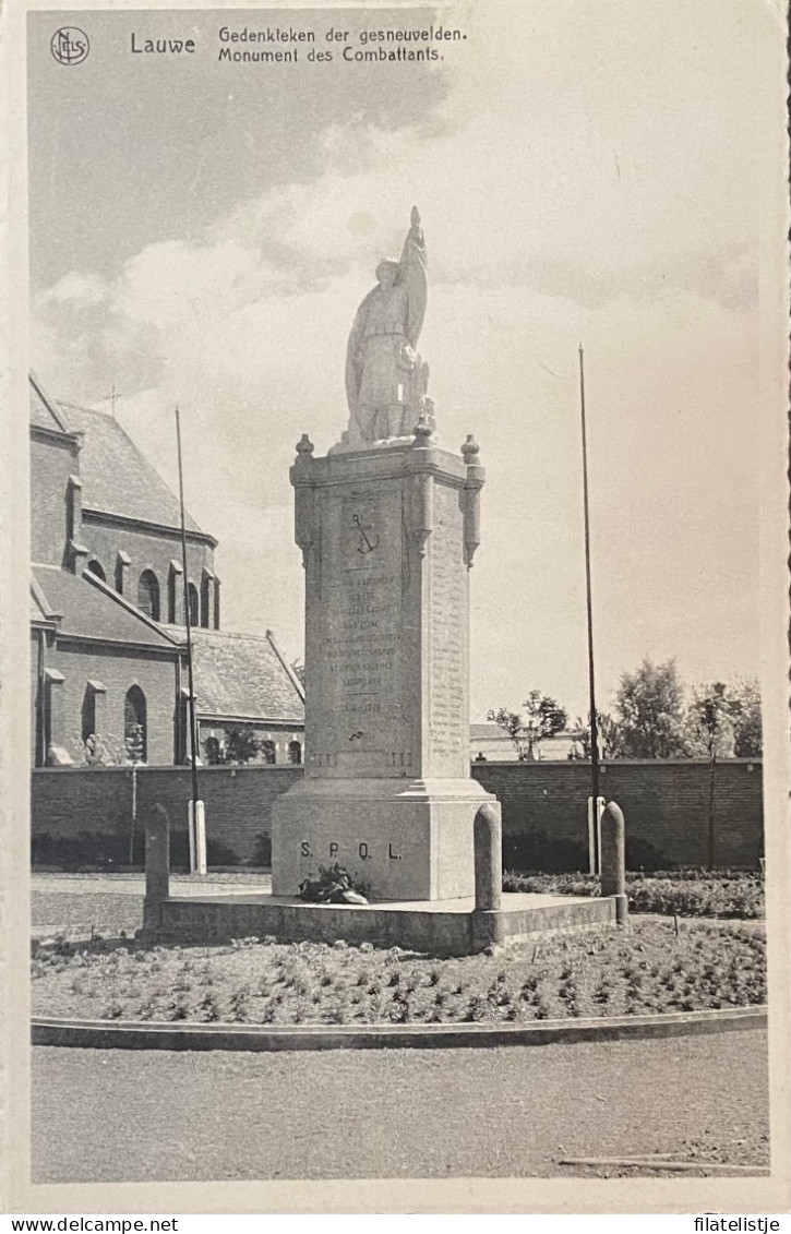 Lauwe Gedenkteken Der Gesneuvelden - Menen